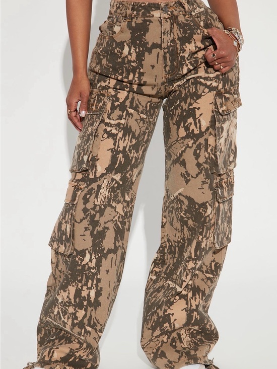 Fashion Nova Pants - Fashion Nova Topanga Camo Cargo Pant